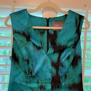 Lela Rose silk blend cocktail dress. Size US 8. Fabulous color!! Worn once.